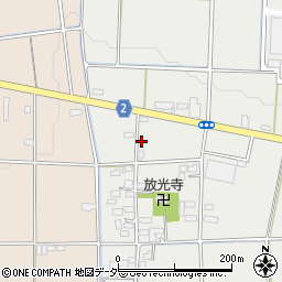 群馬県太田市新田小金井町253周辺の地図