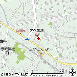 栃木県足利市上渋垂町241周辺の地図