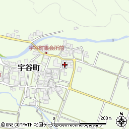 石川県加賀市宇谷町ニ周辺の地図