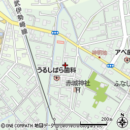 栃木県足利市上渋垂町53周辺の地図