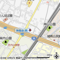 栃木県小山市神鳥谷1209-8周辺の地図