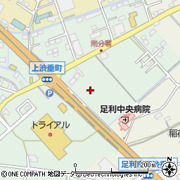 栃木県足利市上渋垂町1241周辺の地図