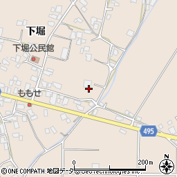 長野県安曇野市堀金烏川4786周辺の地図