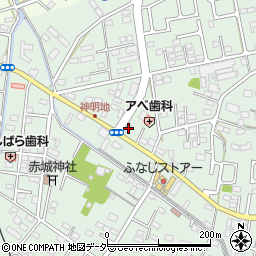 栃木県足利市上渋垂町238-1周辺の地図
