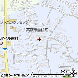 栃木県佐野市高萩町552周辺の地図