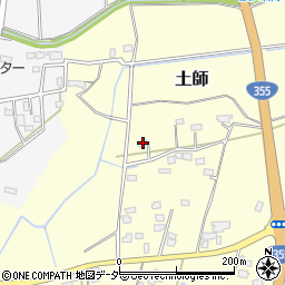茨城県笠間市土師1241周辺の地図