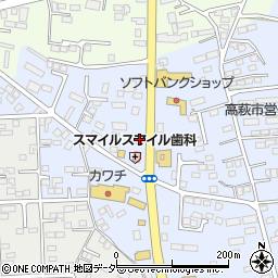 栃木県佐野市高萩町527周辺の地図