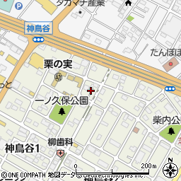 栃木県小山市神鳥谷1丁目4周辺の地図