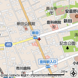 長野県安曇野市豊科新田5767周辺の地図