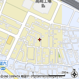 群馬県高崎市下之城町733-8周辺の地図