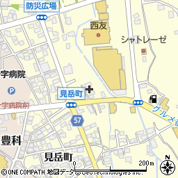 長野県安曇野市豊科南穂高555周辺の地図