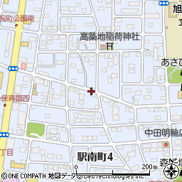 栃木県小山市駅南町周辺の地図