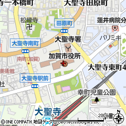 加賀市観光交流機構（一般社団法人）周辺の地図