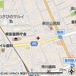 長野県安曇野市豊科5945周辺の地図