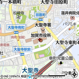 加賀市役所本庁舎周辺の地図