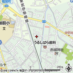 栃木県足利市上渋垂町25周辺の地図