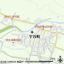 石川県加賀市宇谷町ツ周辺の地図
