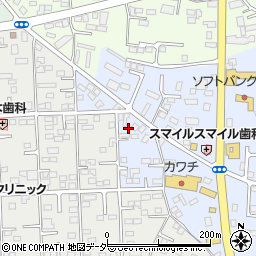 栃木県佐野市高萩町486周辺の地図