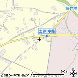 茨城県笠間市土師1265-9周辺の地図