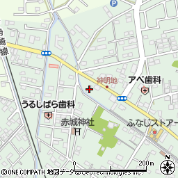 栃木県足利市上渋垂町113周辺の地図