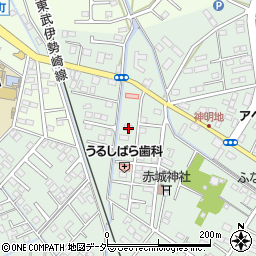 栃木県足利市上渋垂町51周辺の地図