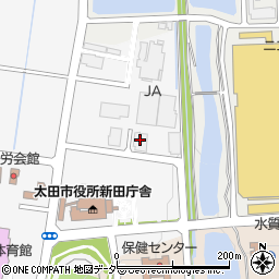 ＪＡにったみどり　新田グリーンセンター周辺の地図