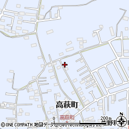 栃木県佐野市高萩町1056周辺の地図