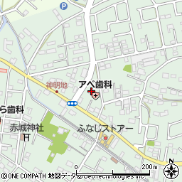 栃木県足利市上渋垂町242周辺の地図