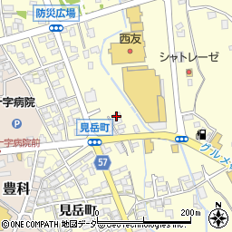 長野県安曇野市豊科南穂高555-2周辺の地図