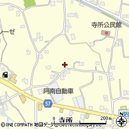 長野県安曇野市豊科南穂高697周辺の地図