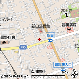 長野県安曇野市豊科5947周辺の地図
