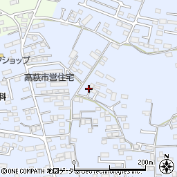栃木県佐野市高萩町613周辺の地図