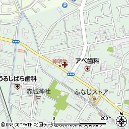 栃木県足利市上渋垂町231周辺の地図