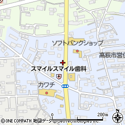 栃木県佐野市高萩町526周辺の地図