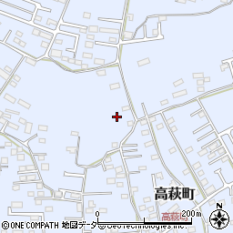 栃木県佐野市高萩町627周辺の地図