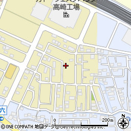 群馬県高崎市下之城町736-2周辺の地図