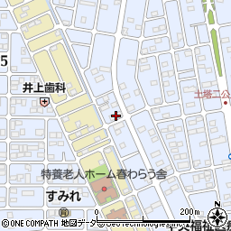 栃木県小山市土塔54周辺の地図