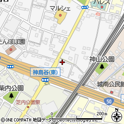 栃木県小山市神鳥谷1208周辺の地図