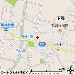 長野県安曇野市堀金烏川4808-1周辺の地図