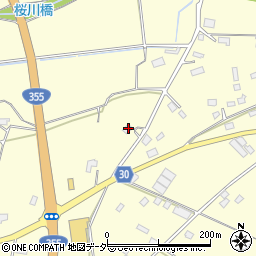 茨城県笠間市土師1257周辺の地図