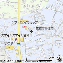 栃木県佐野市高萩町539周辺の地図