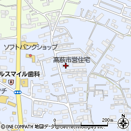 栃木県佐野市高萩町556周辺の地図