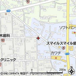 栃木県佐野市高萩町487周辺の地図