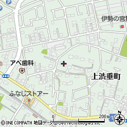 栃木県足利市上渋垂町452周辺の地図