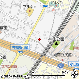 栃木県小山市神鳥谷1083周辺の地図