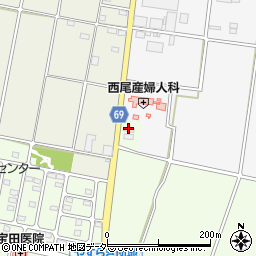 理容カメヰ　上江田店周辺の地図