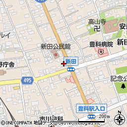 長野県安曇野市豊科新田5946周辺の地図