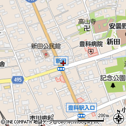 長野県安曇野市豊科5778周辺の地図