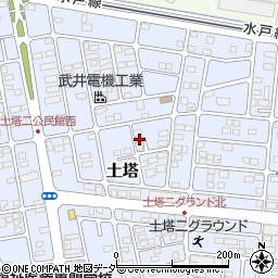 栃木県小山市土塔251-3周辺の地図