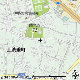 栃木県足利市上渋垂町877周辺の地図